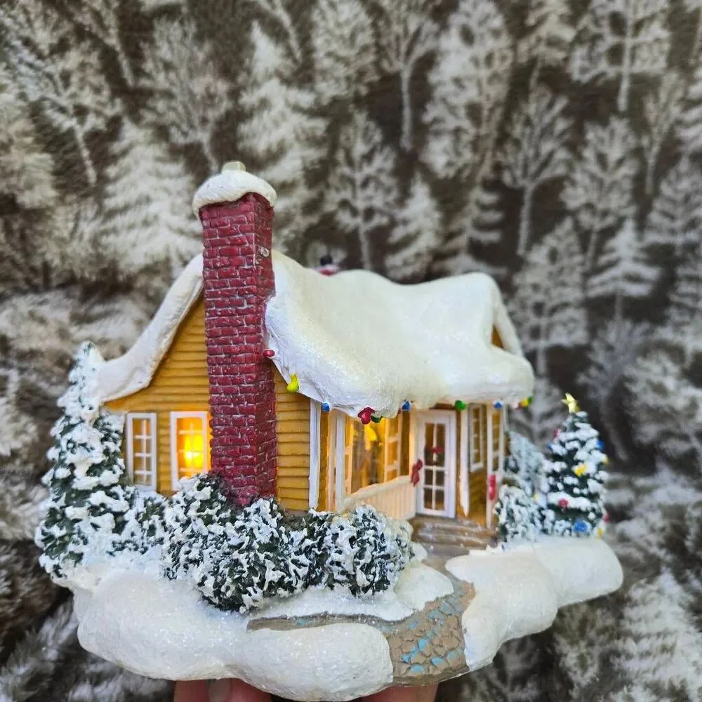 Thomas Kinkade × Teleflora 2008 Lighted village Childhood Home